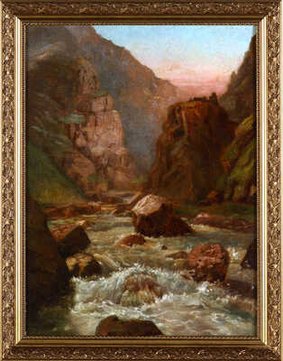 Паевский Ян (Иван). Дарьяльское ущелье. Замок Царицы Тамары